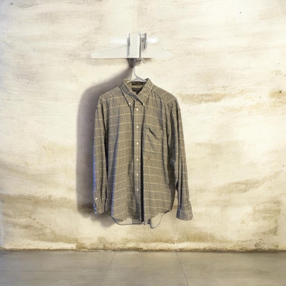 Tommy Hilfiger Other - Tommy Hilfiger Gray Checkered Button Down Shirt